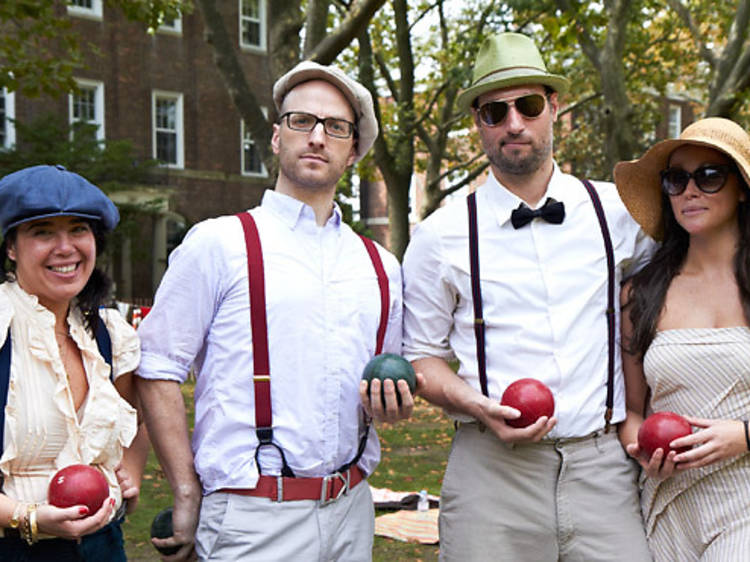 Bocce 2012 on Governors Island