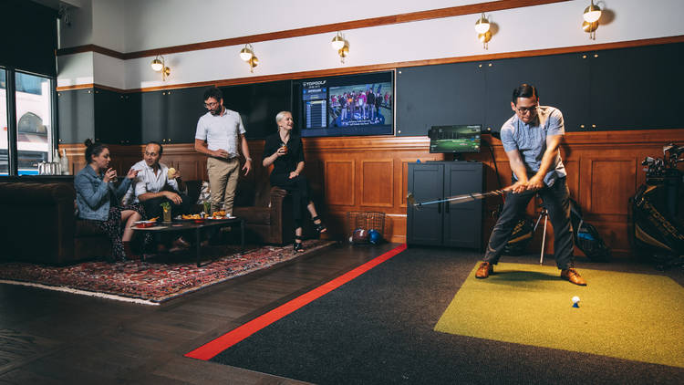 Tee off at the Topgolf Swing Suite
