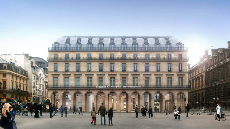 The new Cartier Foundation Building