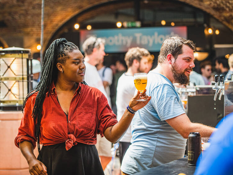Sink pints form over 100 different brewers at the London Craft Beer Festival