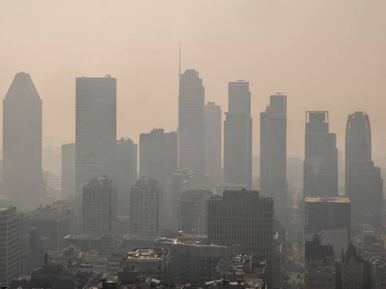Montreal air quality among worst in the world today due to wildfire smoke, surpassing India and the Philippines