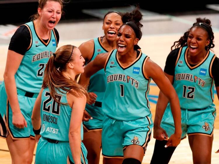 The NY Liberty is hosting WNBA watch parties at Ginger's, The Bush and more during Pride Month